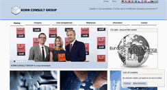 Desktop Screenshot of korn-consult.com